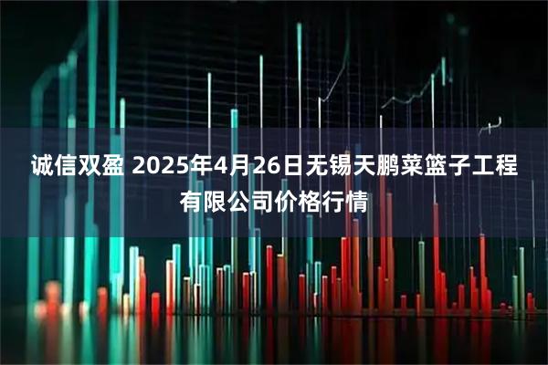 诚信双盈 2025年4月26日无锡天鹏菜篮子工程有限公司价格行情
